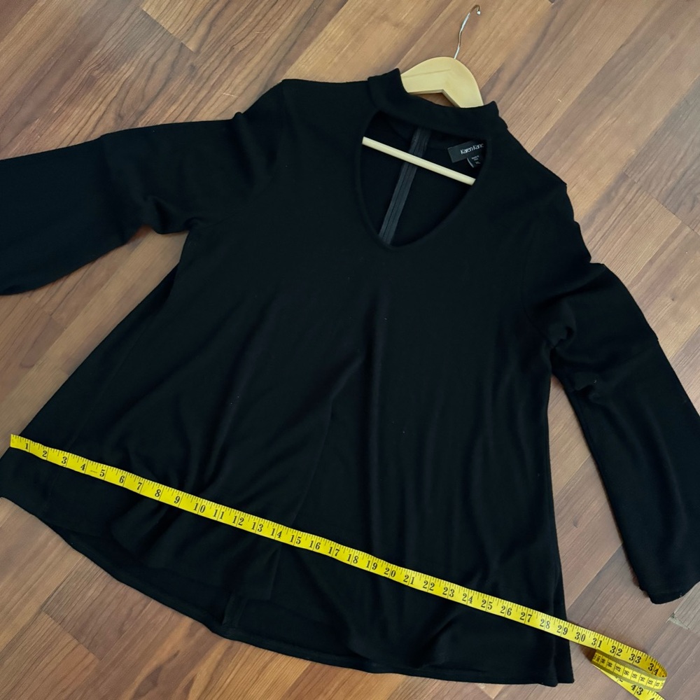 Karen Kane Black Women's Blouse with Cut-Out Detail